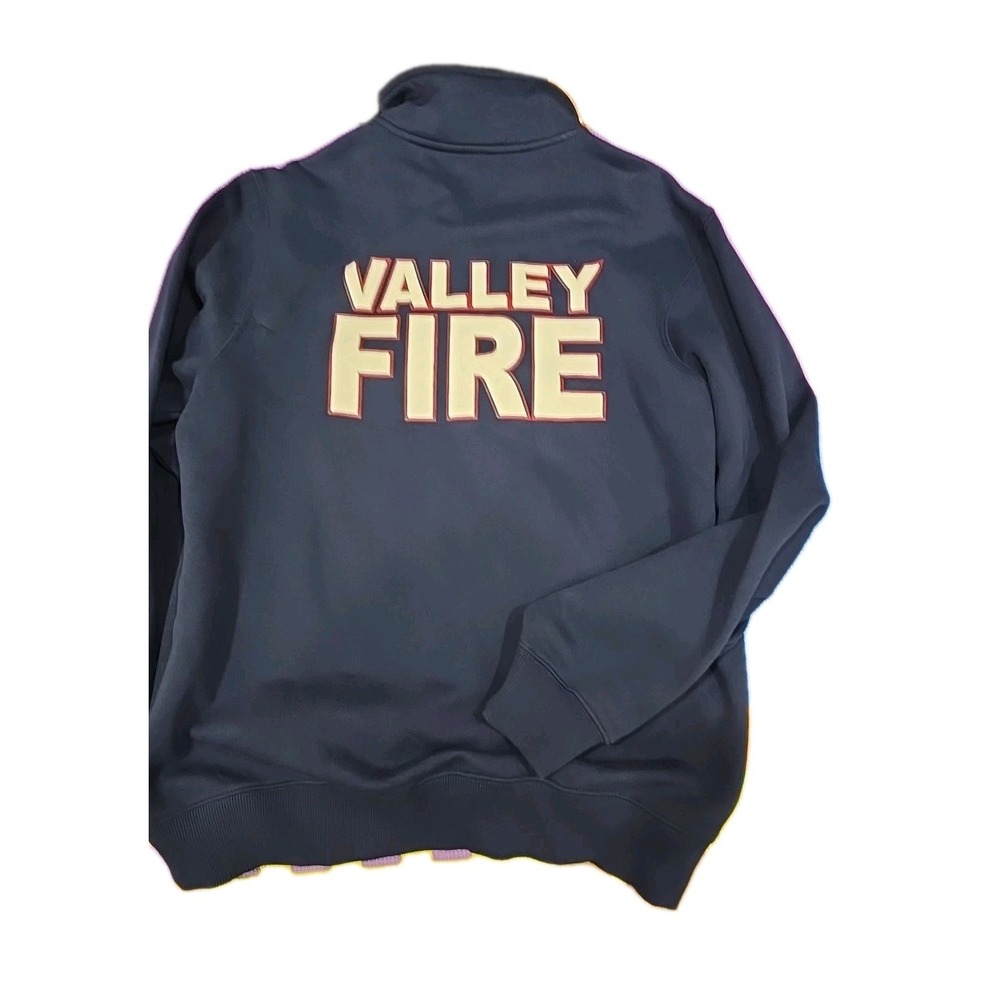 Sport-Tek Quarter-Zip Sweatshirt VRFA Valley Regional Fire Authority M Navy Blue